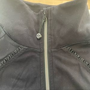 Lululemon full zip black jacket size 8